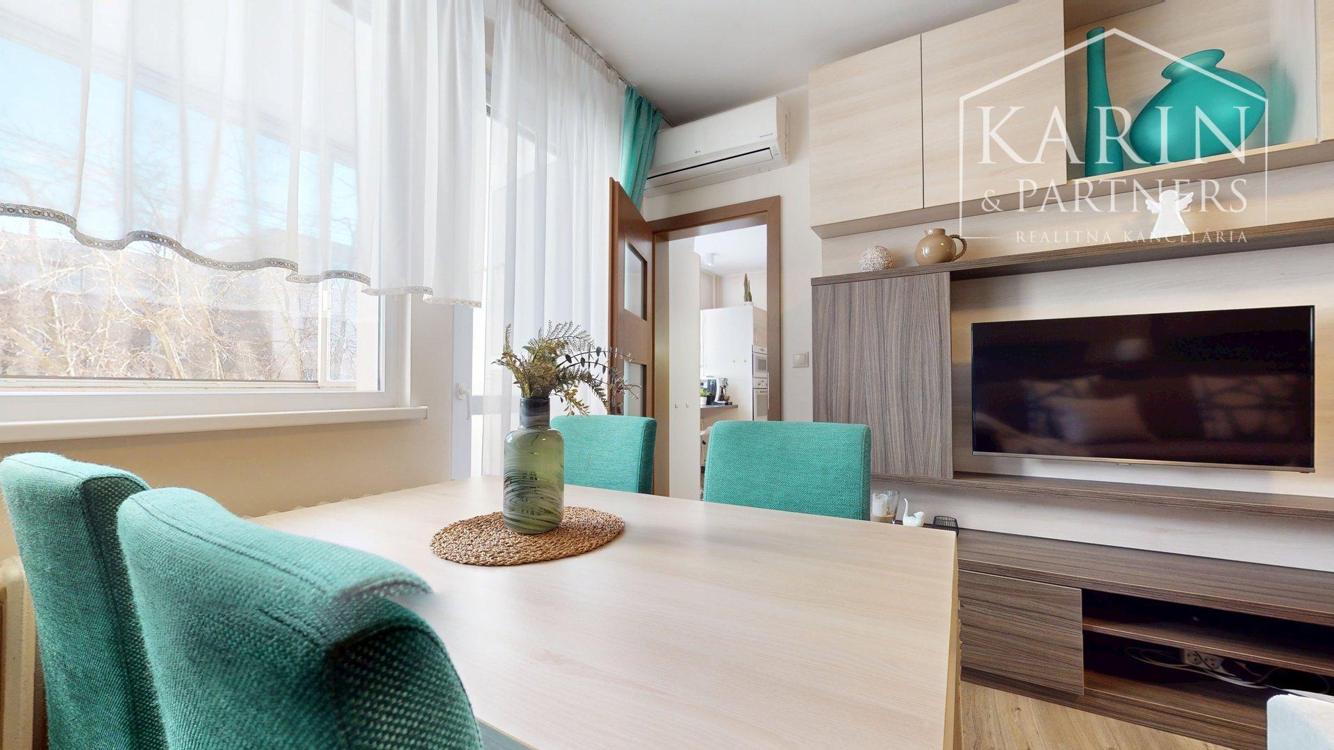 KOMPLETNE ZREKONŠTRUOVANÝ A ZARIADENÝ 4I BYT S LODŽIOU A PIVNICOU