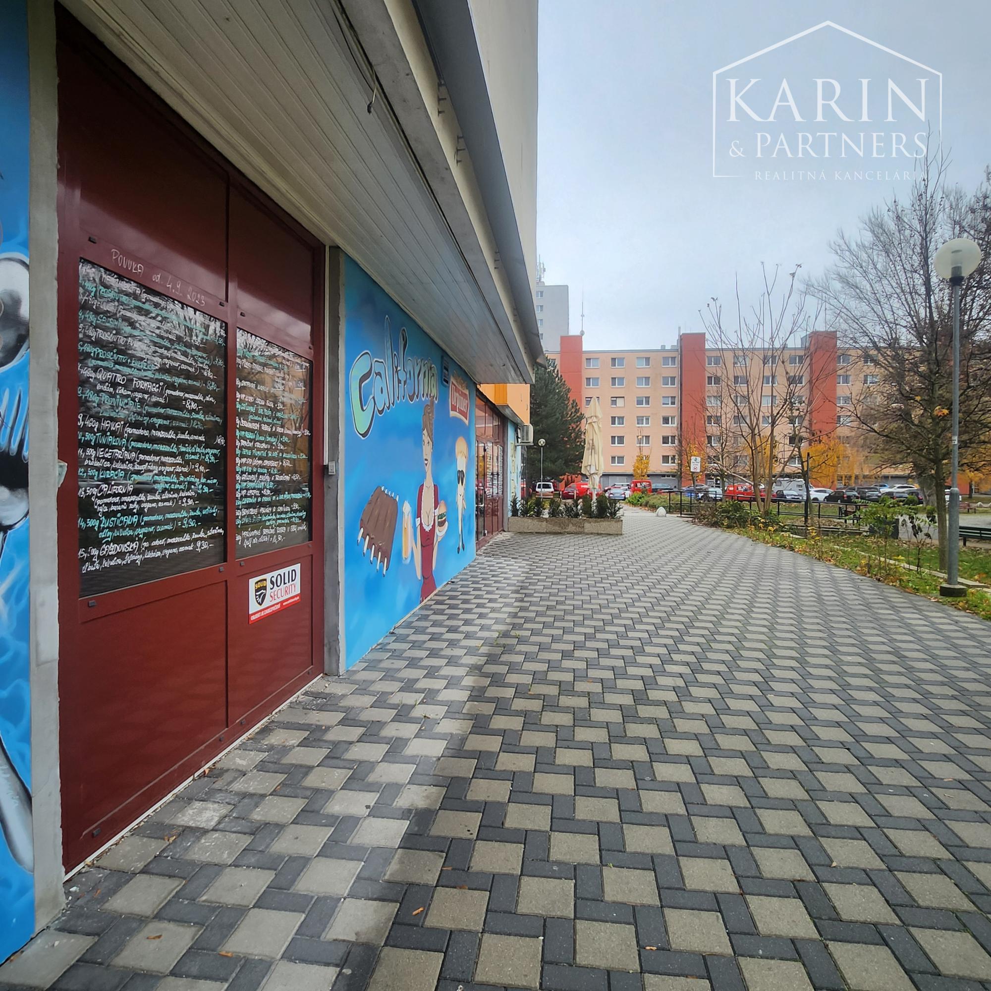 Prenájom – Reštauračné priestory 350 m2 v obchodnom centre – Petržalka – BA V