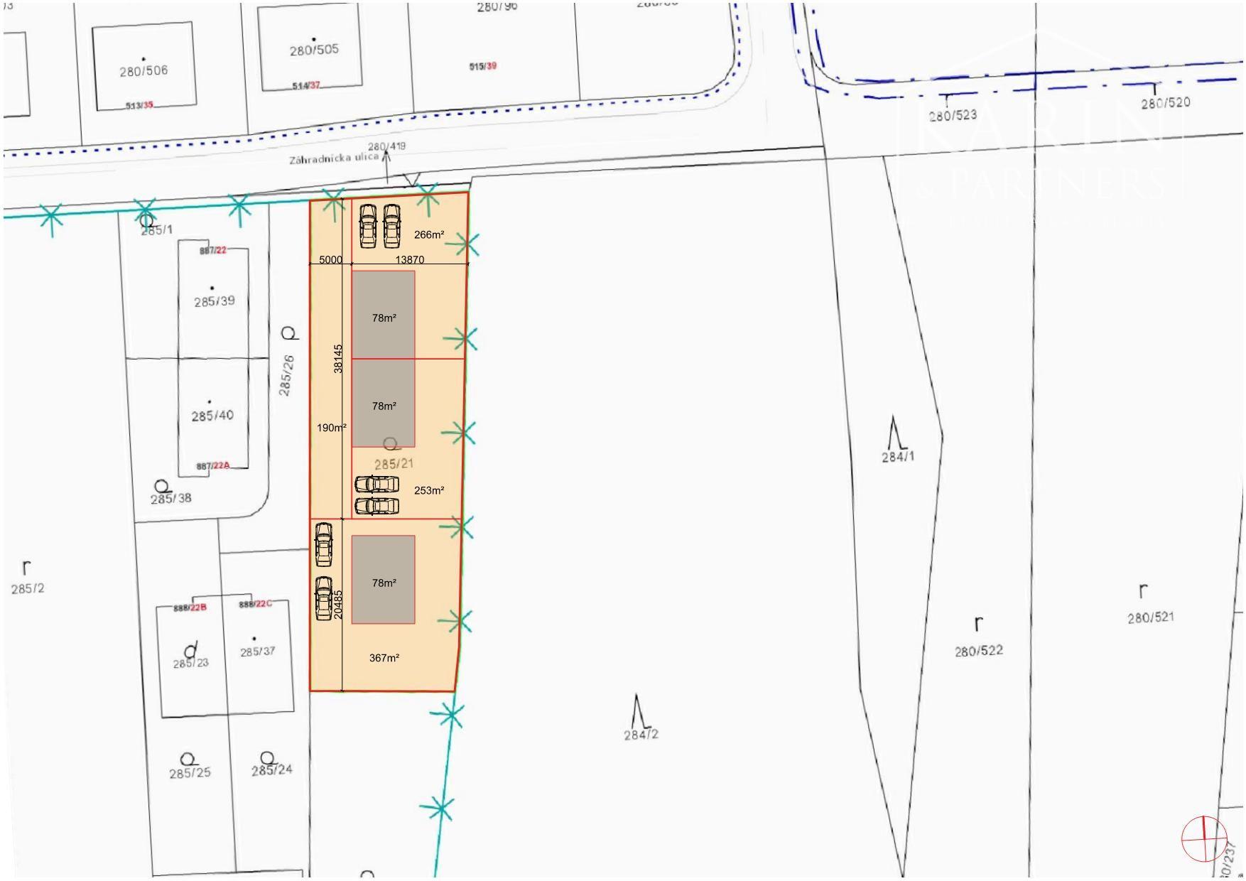 Rovinatý stavebný pozemok, dokonalý rozmer, výmera 1 072 m2  - okr. Senec