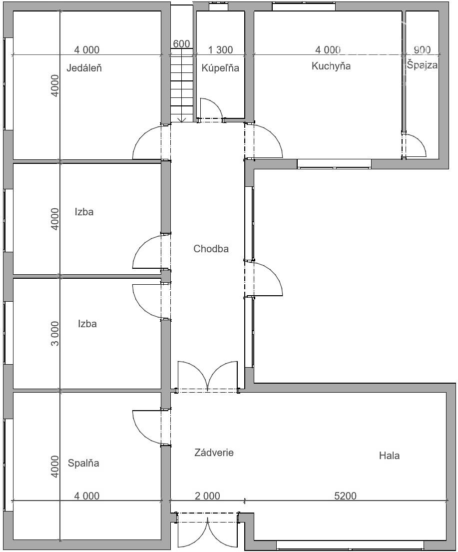 5i rodinný dom v meste Šaštín-Stráže neďaleko lesov