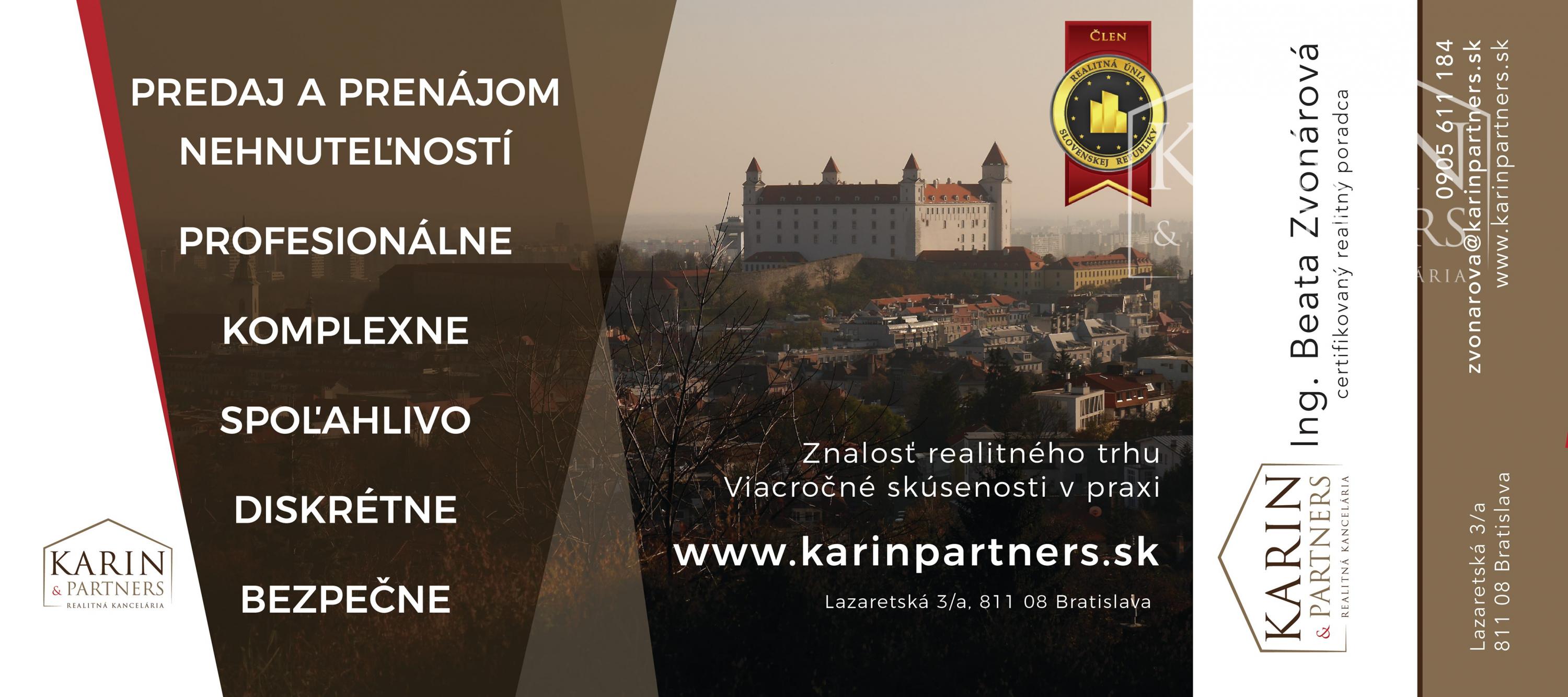 Staré Mesto - veľkometrážny reprezentatívny byt 167 m2, ul. Cintorínska