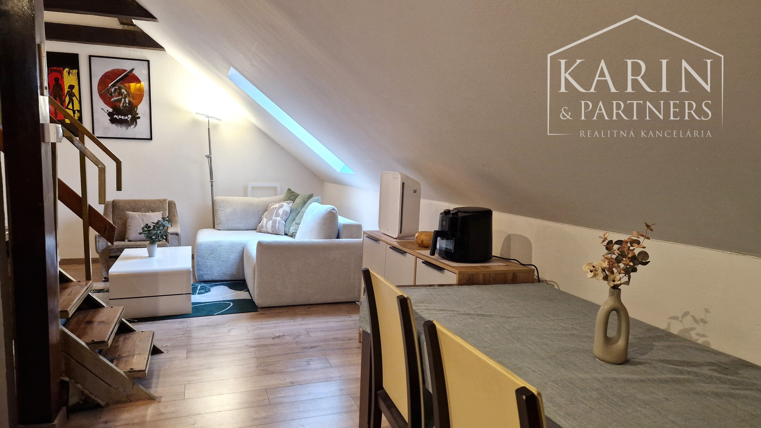 Zariadený 3 izbový byt s parkovaním v centre Rovinky