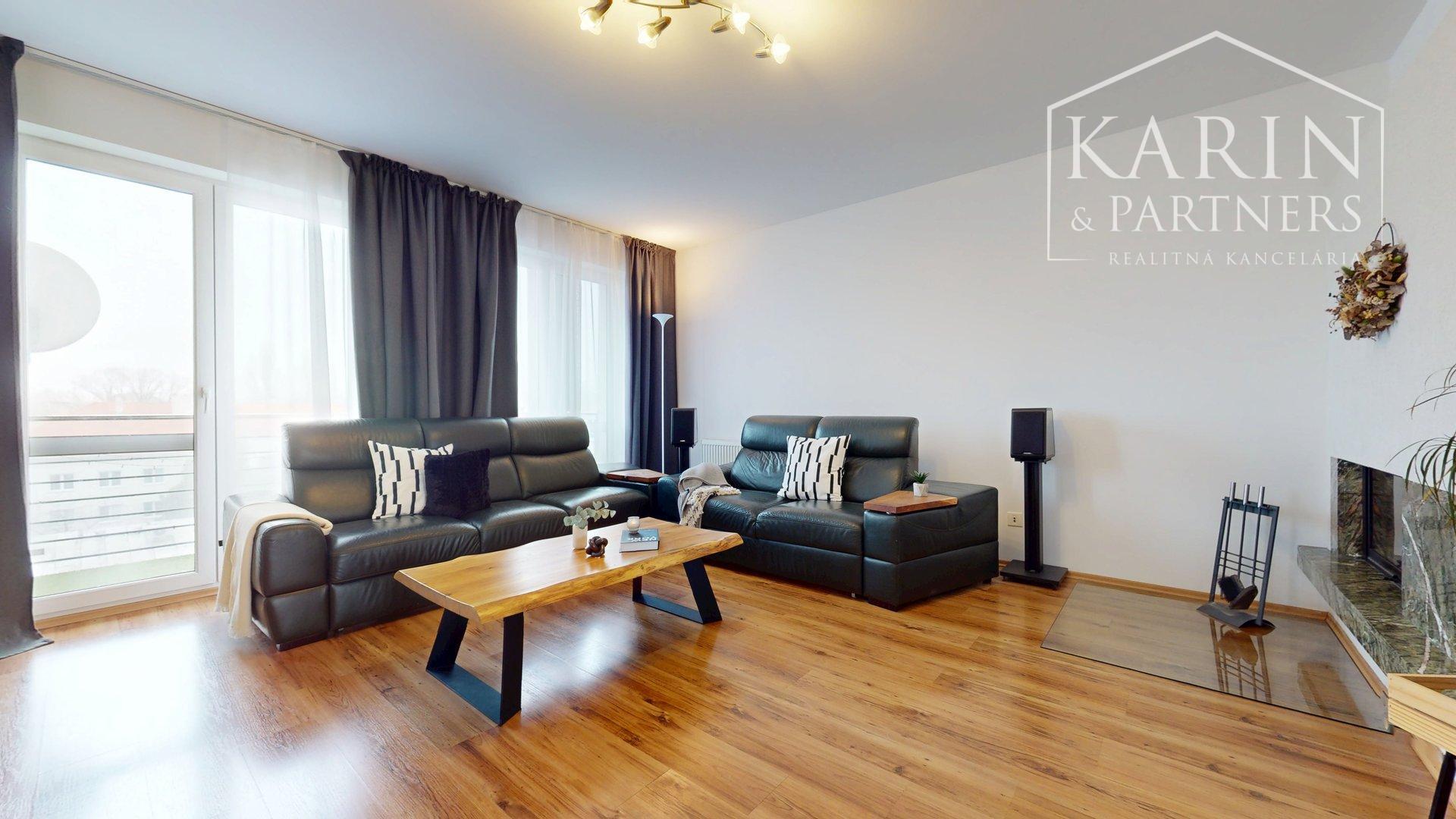 VÝNIMOČNE PRIESTRANNÝ A SVETLÝ 4I BYT S KRBOM A 2 BALKÓNMI