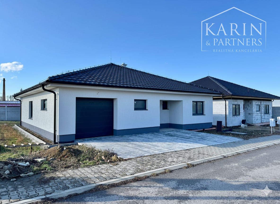 MODERNÝ 4-IZBOVÝ BUNGALOV S GARÁŽOU – SENICA