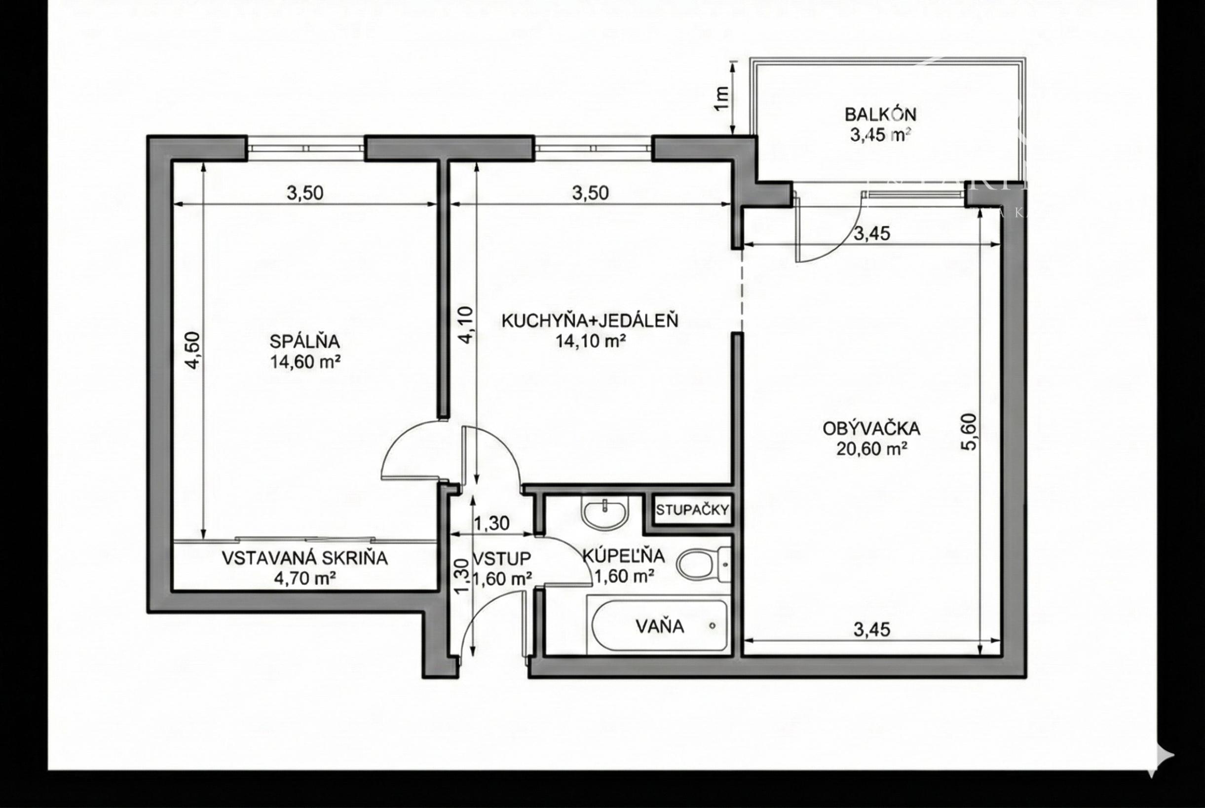 Na predaj svetlý 2-izbový byt v Senici – Hviezdoslavova ulica