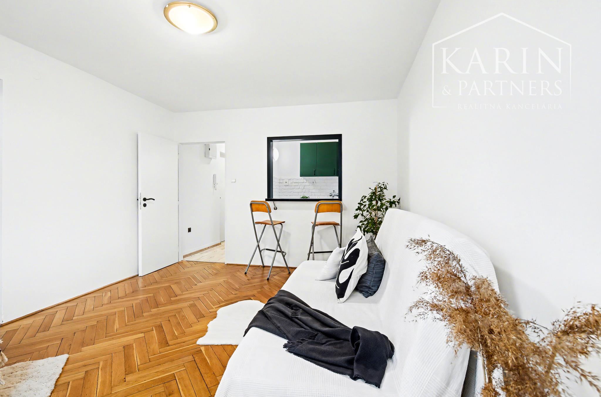 2-izbový byt v parku v širšom centre Modry