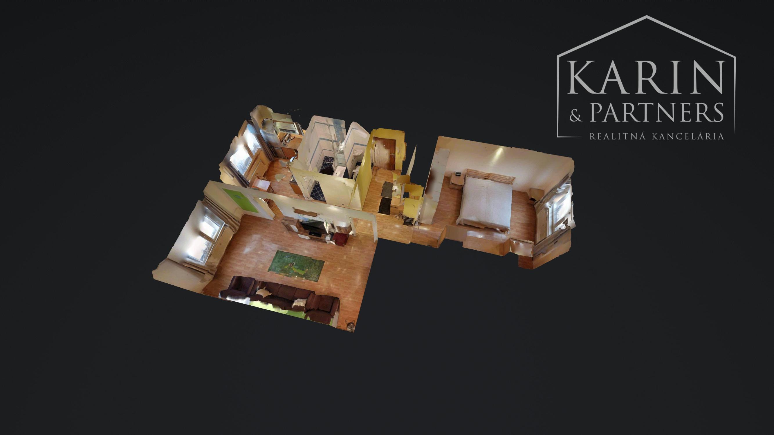 PRIESTRANNÝ 2-IZBOVÝ BYT V RUŽINOVE – UL. ANDREJA MRÁZA