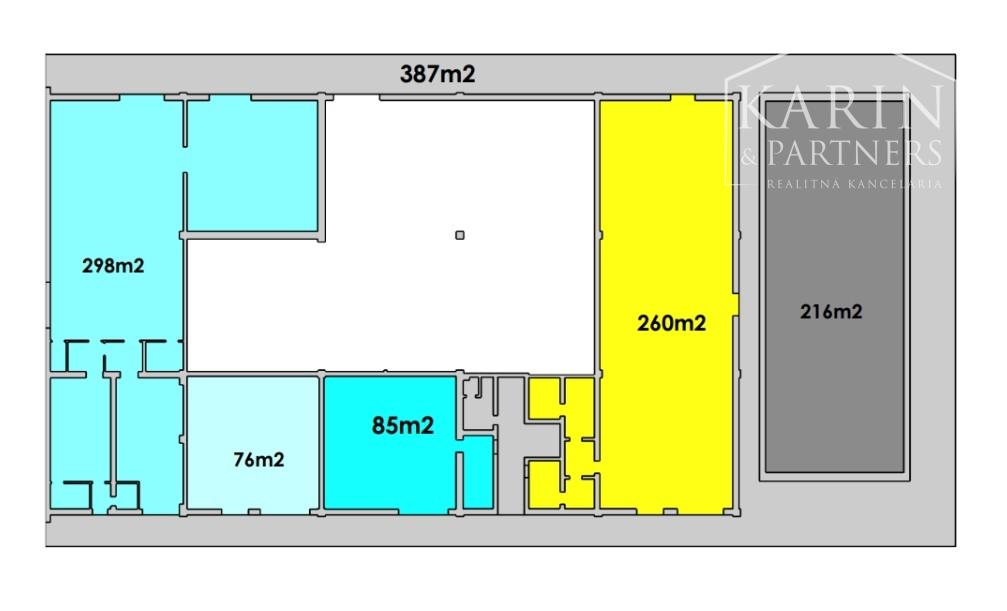Prenájom skladové priestory, od 85 m2, Piešťany