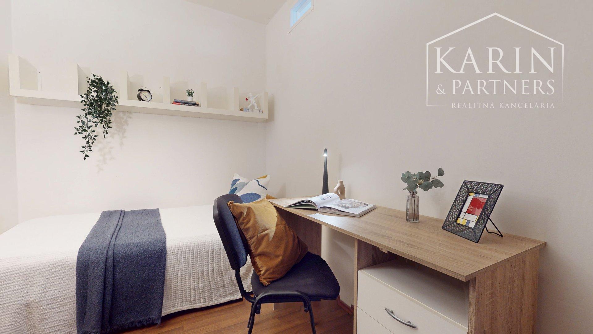 ZARIADENÝ PRIESTRANNÝ A SLNEČNÝ 2I BYT DISPOZIČNE UPRAVENÝ NA 3I