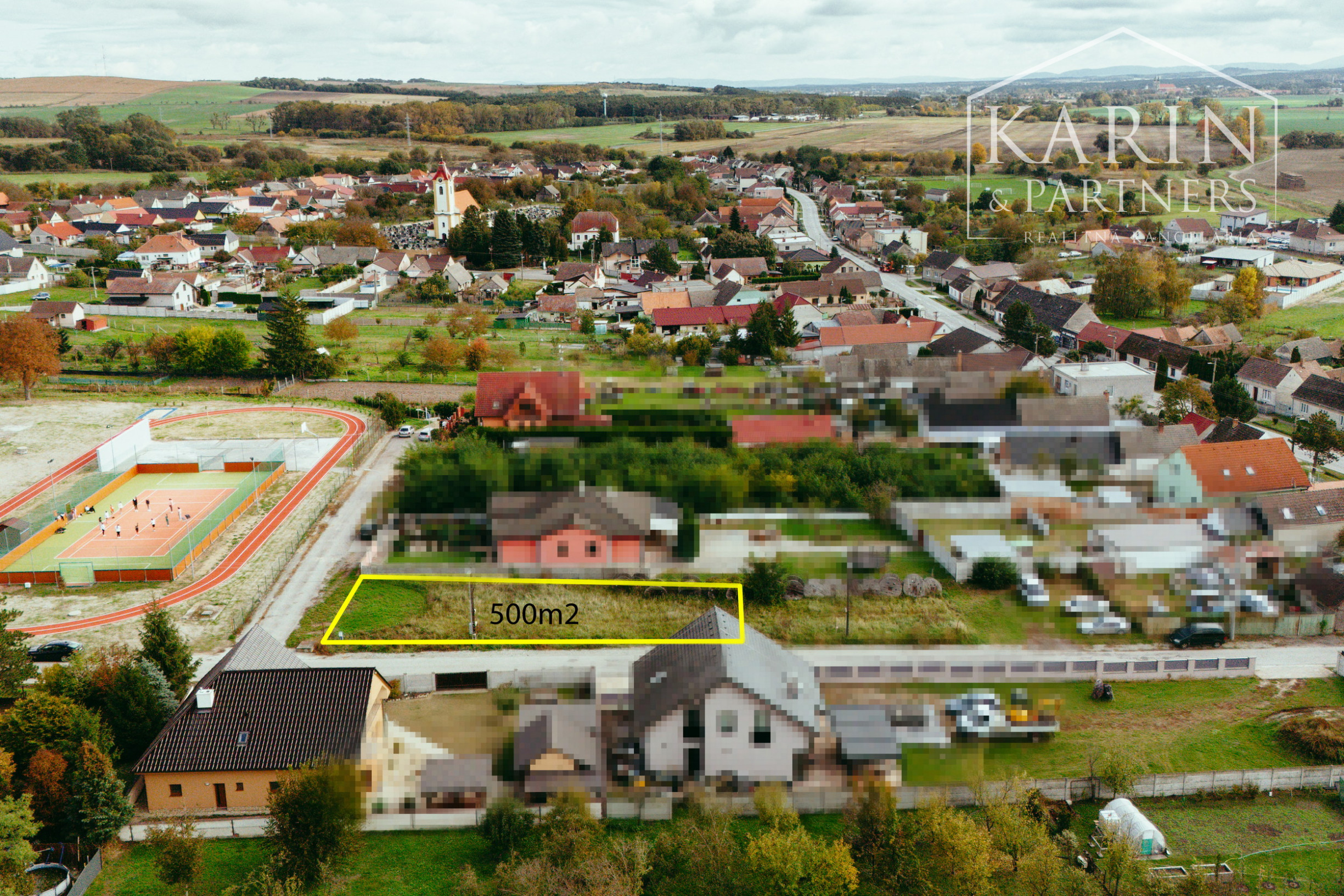 Stavebný pozemok v obci Čáry na Záhorí v tichej ulici