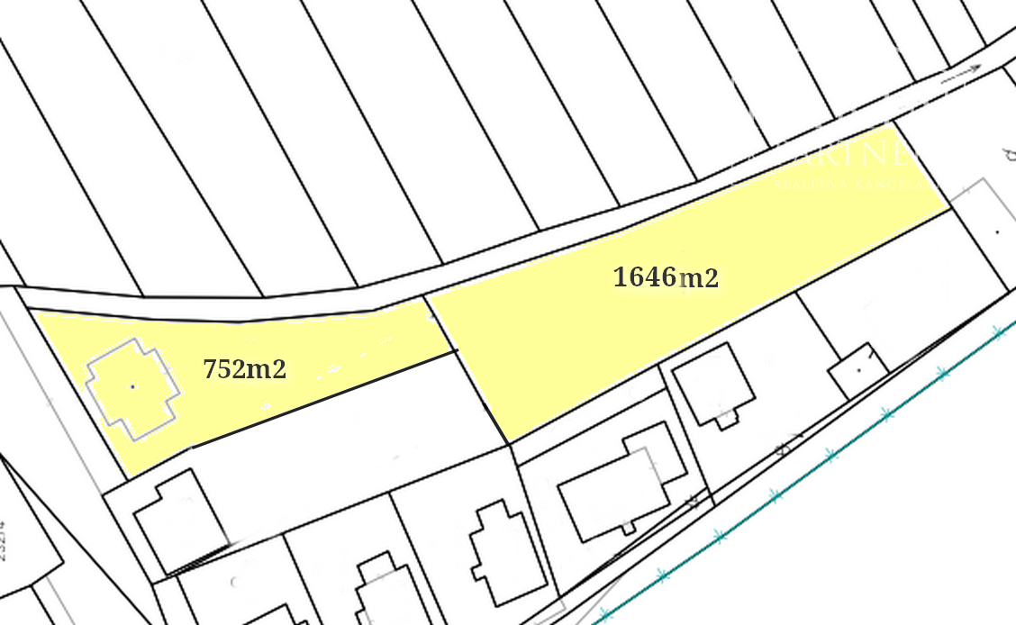 Stavebné pozemky Palárikovo (IBV), celková výmera cca.2400m2