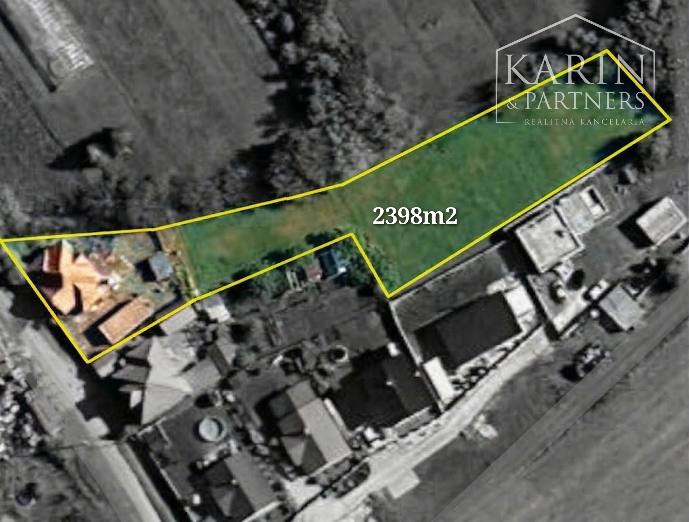 Stavebné pozemky Palárikovo (IBV), celková výmera cca.2400m2