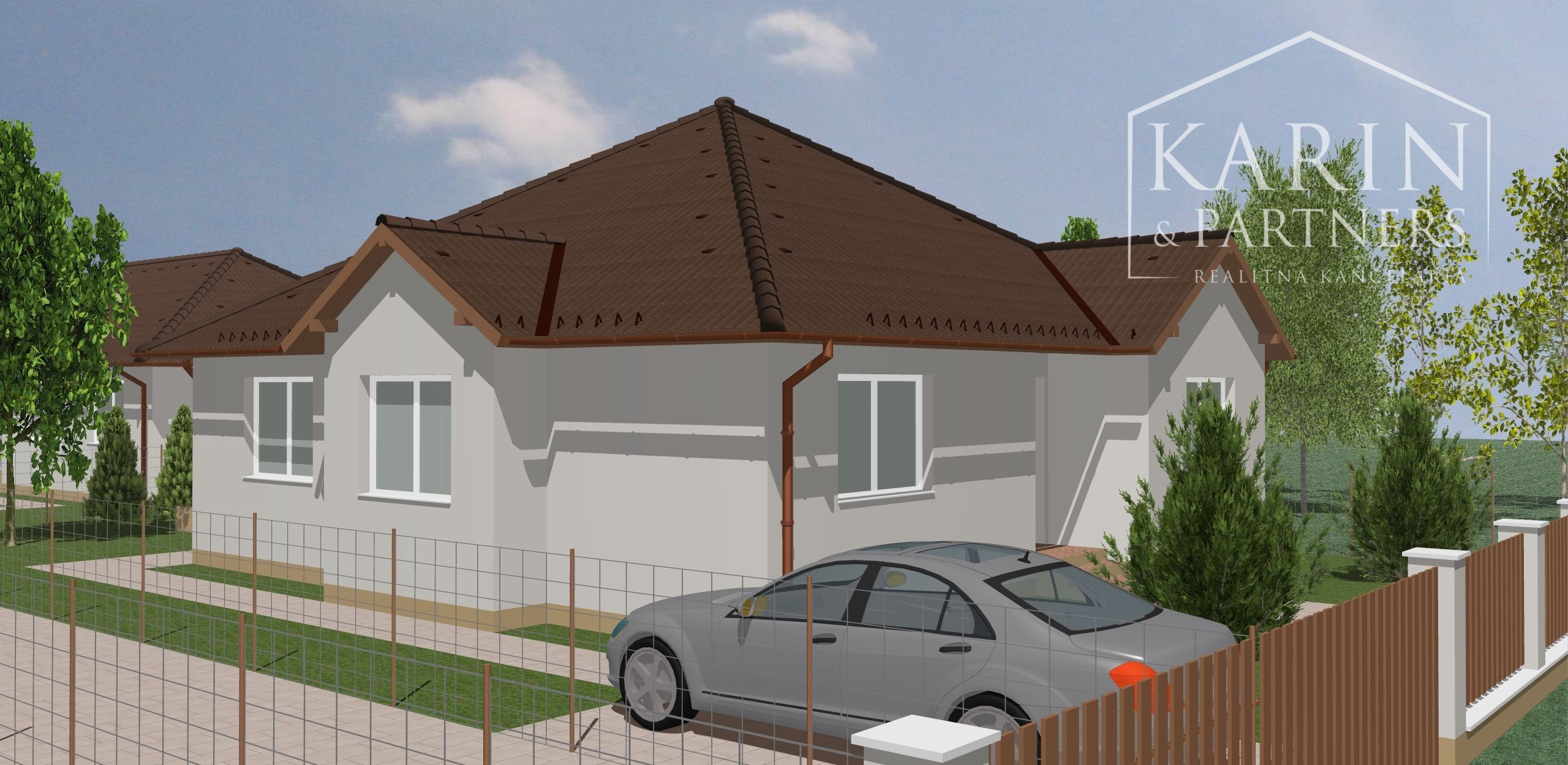 Predaj - Rodinné  domy,  3 a 4 izbové, nízko-energetické novostavby ,,Typ Bungalov“ RAJKA - Maďarsko