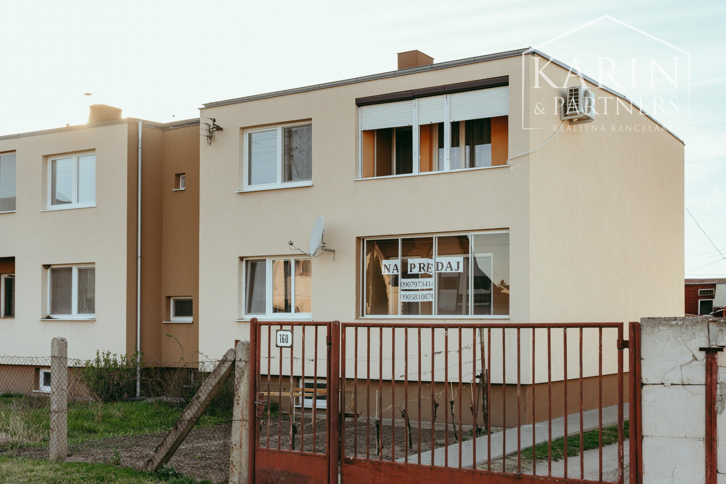 3i byt so záhradou a garážou v obci Brodské