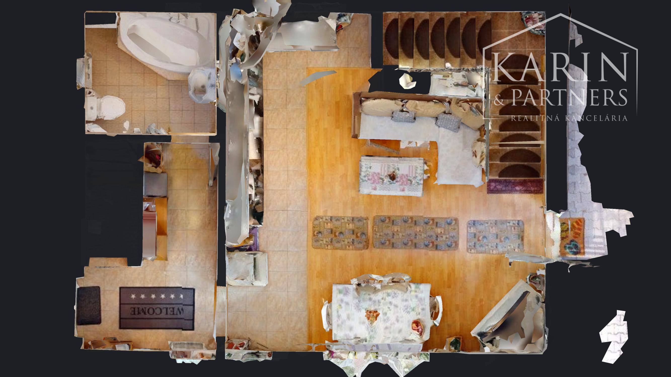 KOMPLETNE ZARIADENÝ PODPIVNIČENÝ DVOJPODLAŽNÝ 3I RODINNÝ DOM SO ZÁHRADOU