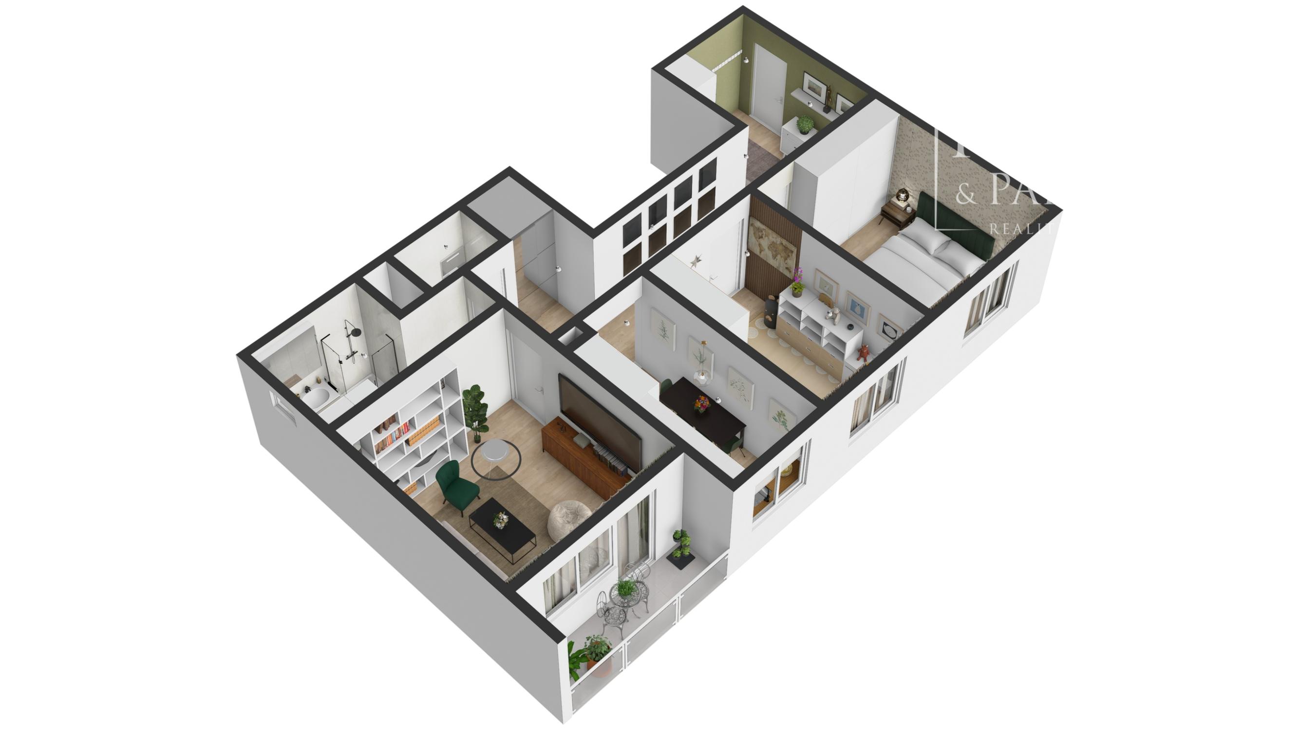 3 izbový byt s loggiou ul. Budyšínska - štvrť Tehelné pole  pri Trnavskom Mýte