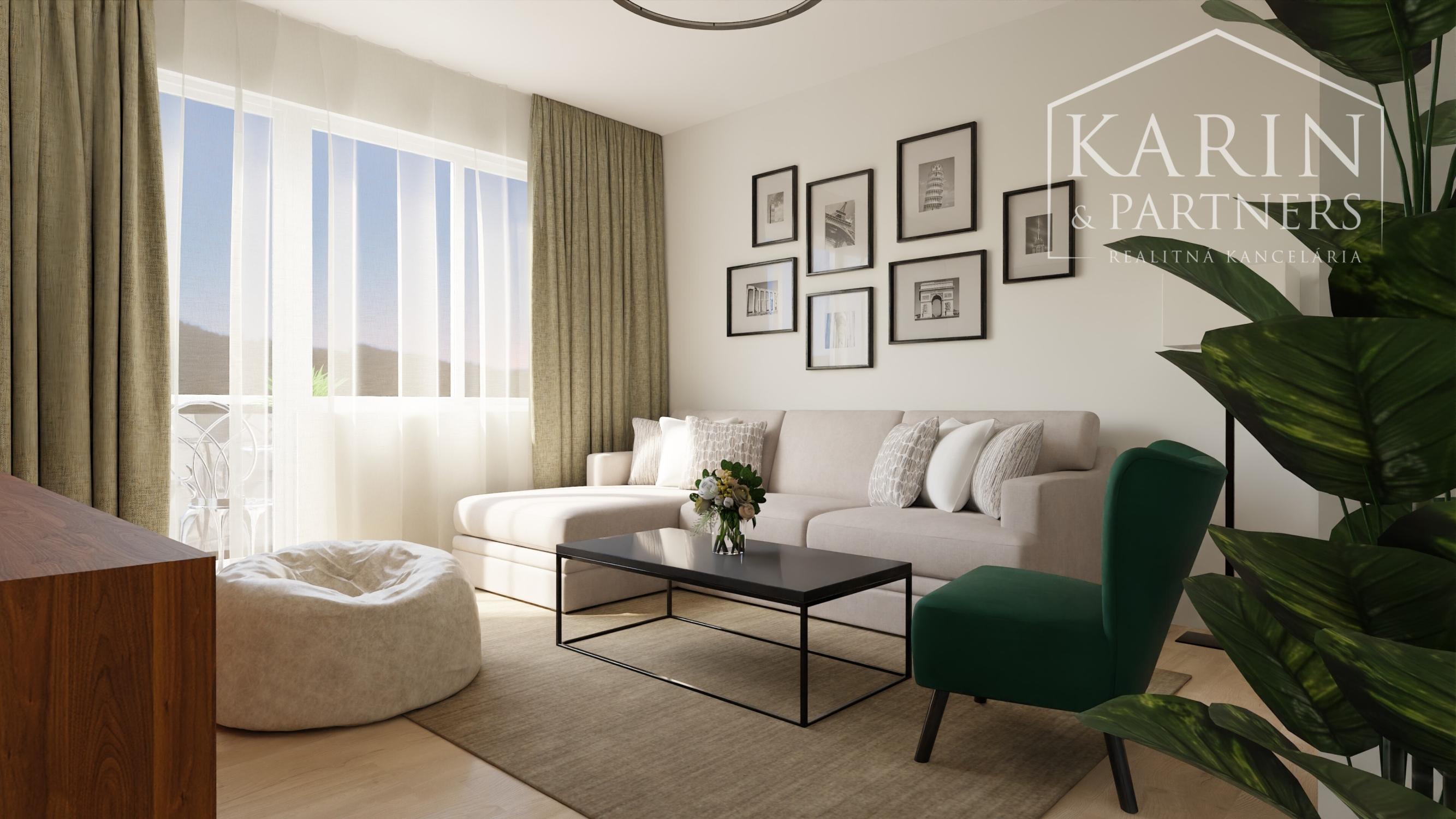 3 izbový byt s loggiou ul. Budyšínska - štvrť Tehelné pole  pri Trnavskom Mýte