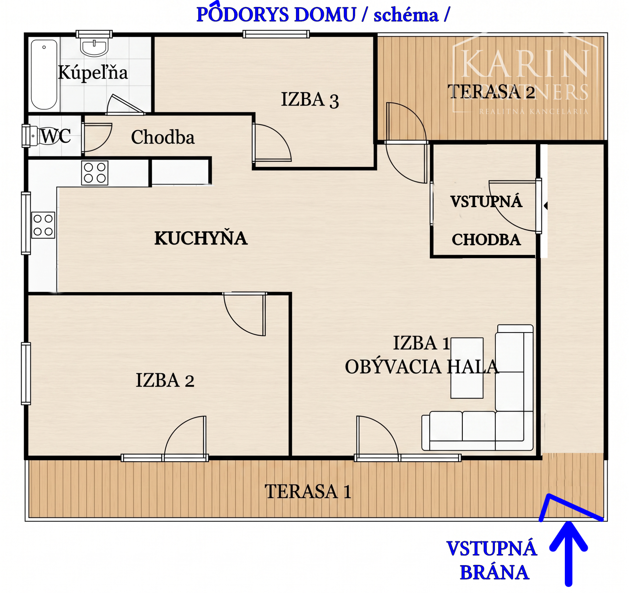 Výhodná ponuka: **Znížená cena** Zrekonštruovaný a zariadený rodinný dom v Kolárove