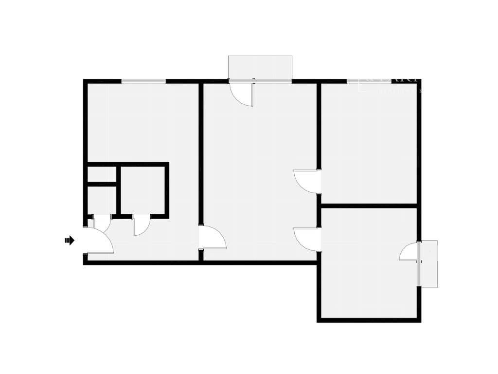 3-izbový byt s dvomi balkónmi v centre Nitry – Párovská ulica