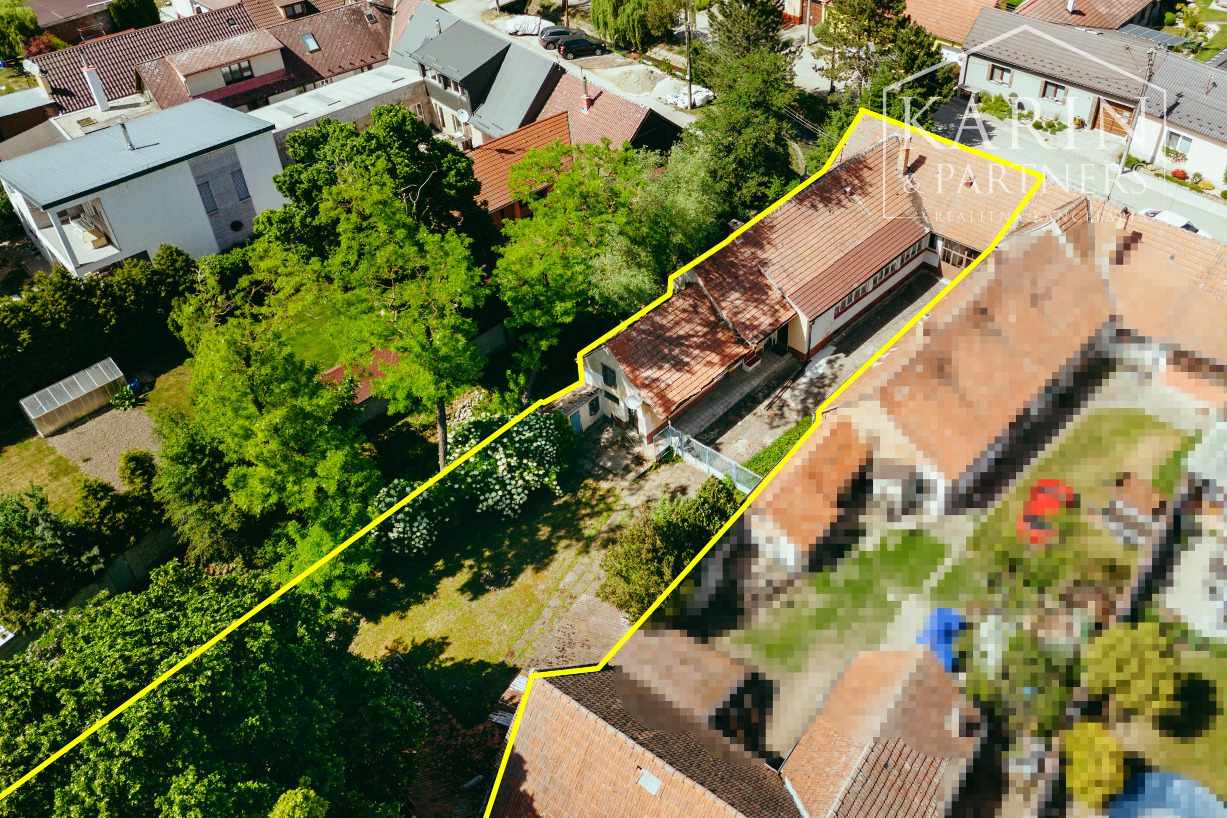POCTIVÝ 3i TEHLOVÝ DOM V TOP PÔVODNOM STAVE, POZEMOK 1129m²