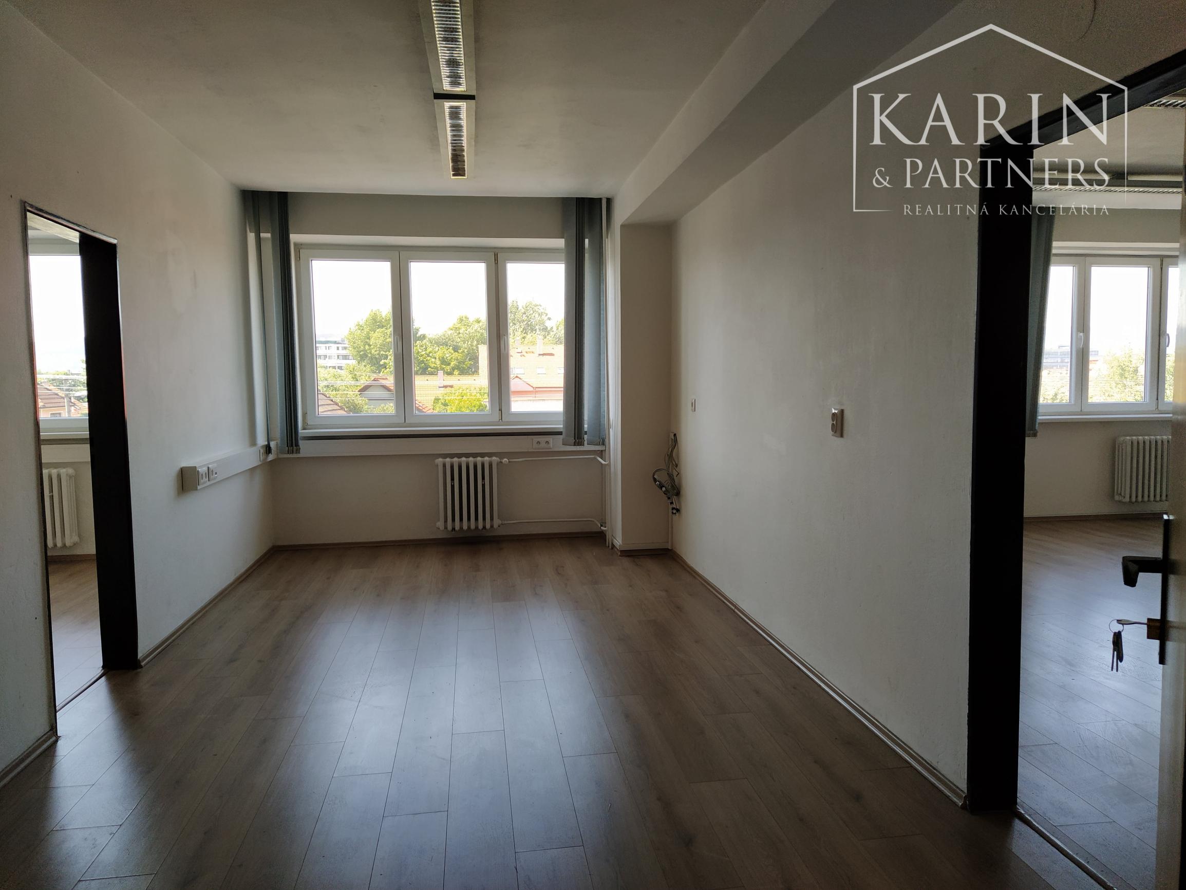 Prenájom samostatný celok 3 kancelárií/ viacúčelových miestností 80m2 s kuchynkou! + parkovanie, Bulharská ul., BA II., Trnávka.