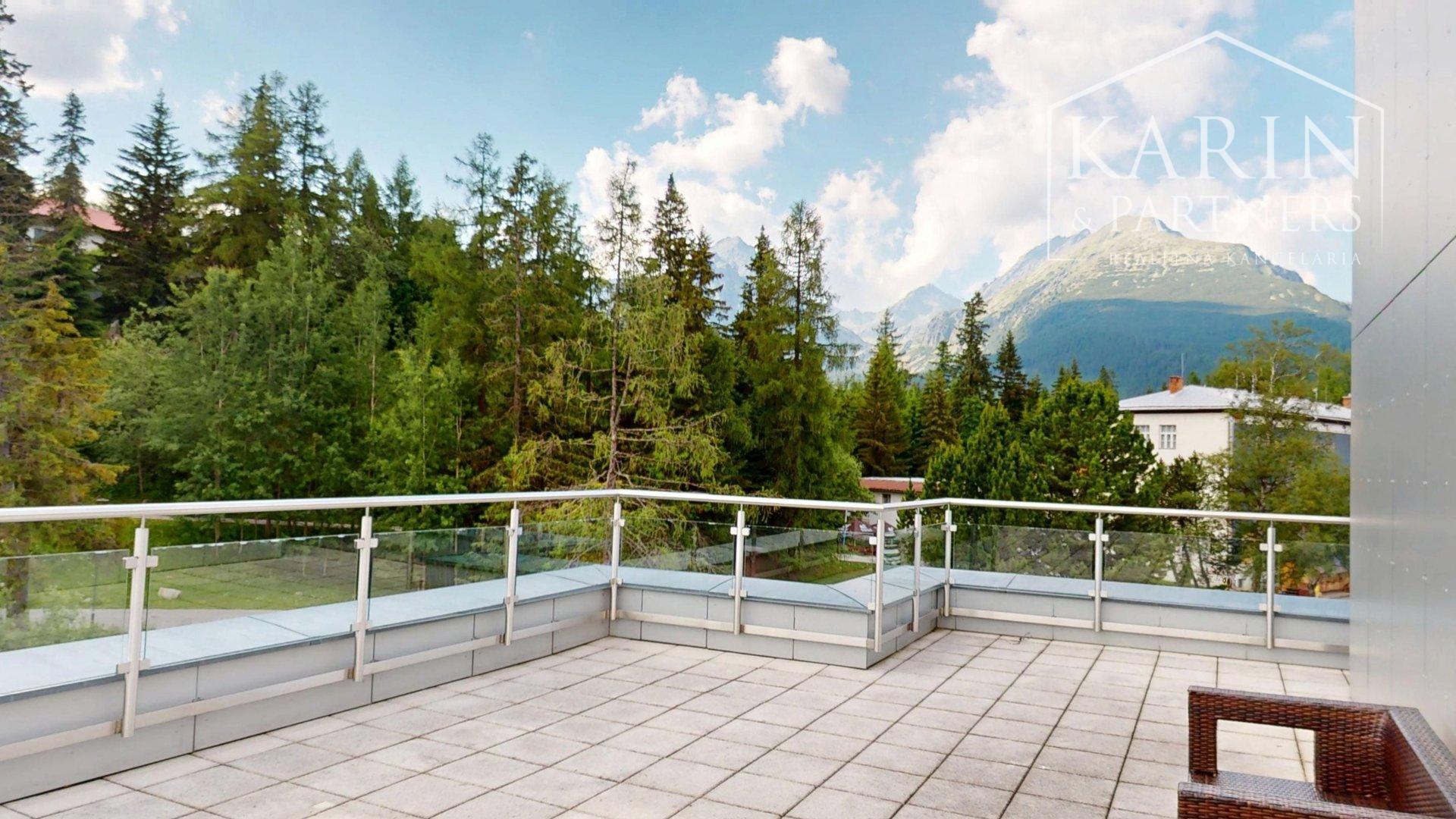 Na predaj 3-izb.apartmán, s veľkou terasou, Štrbské Pleso
