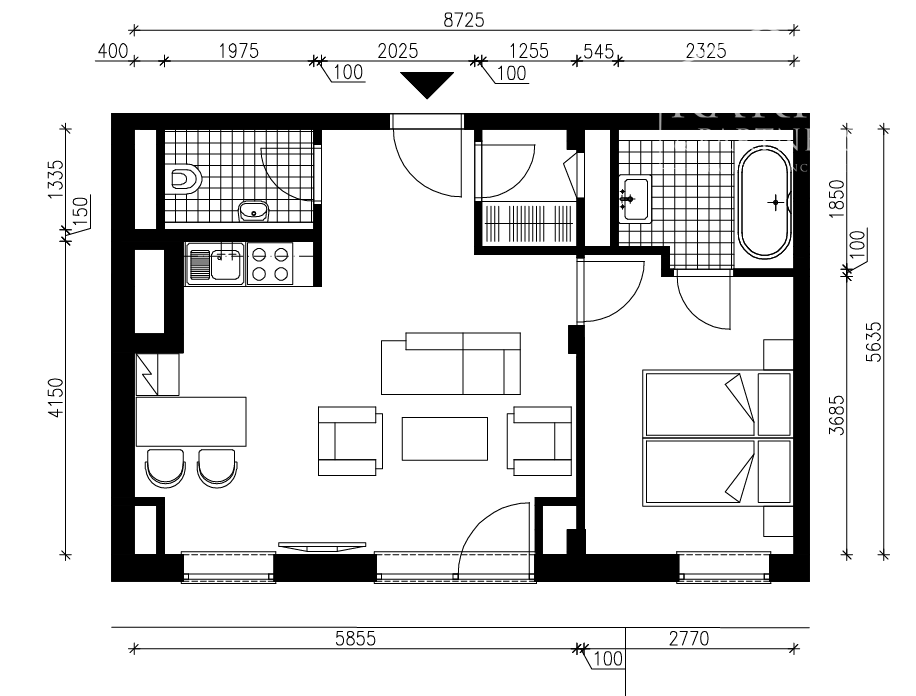 Na predaj atraktívny 2-izb.apartmán pri jazere Štrbské pleso