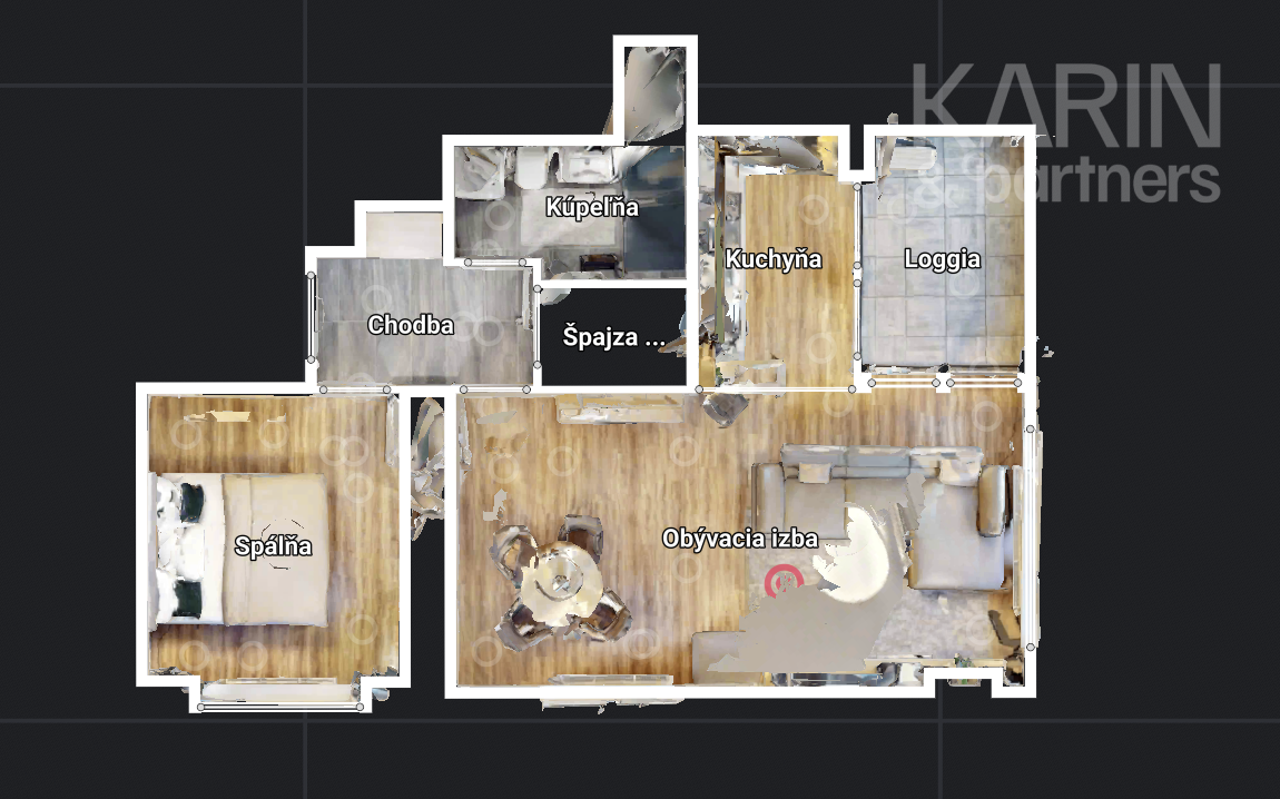 PRENAJATÉ- 2-IZBOVÝ BYT PRI OC CENTRÁL V PROJEKTE DANUBIUS ONE