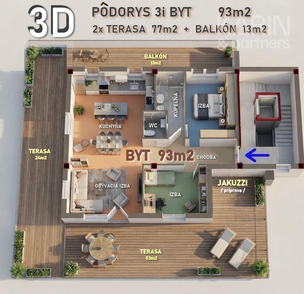 Exkluzívny Penthouse: Architektonický unikát s veľkorysou terasou
