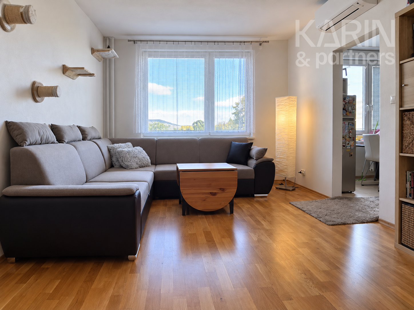 3-izbový byt 75,5 m² s 2 klimatizáciami, šatníkom a balkónom – Tlmače, Lipník ul.Lipová