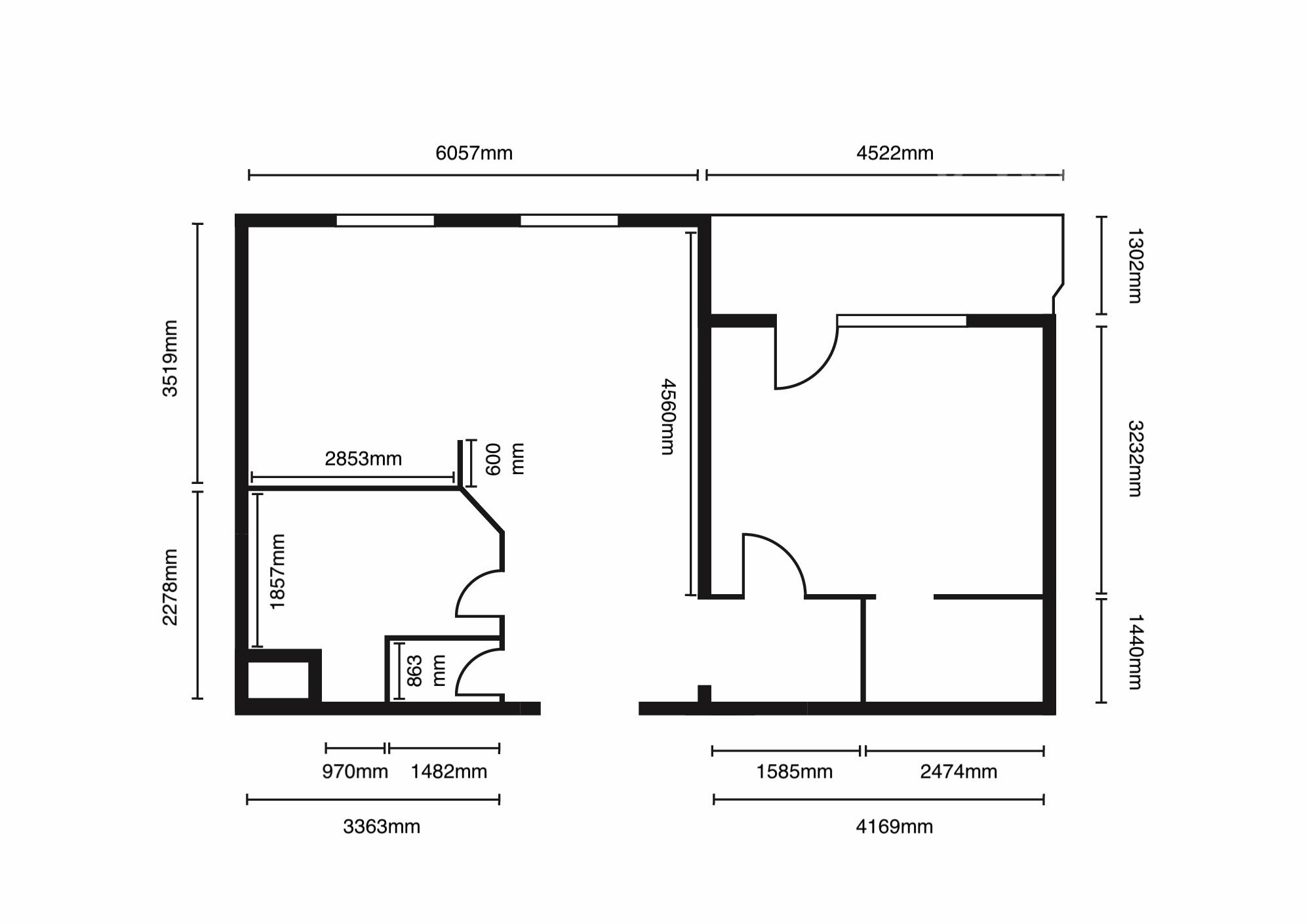 2-izbový byt na Kramároch s loggiou a walk-in šatníkom